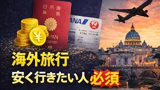 海外旅行高すぎ！これを知らないと損する　安く海外旅行に行く３選！
