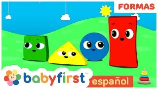 Aprende los colores con figuras geometricas | Videos Educativos | BabyFirst Espa&ntilde;ol