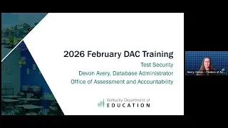 2026 February DAC Training - Test Security