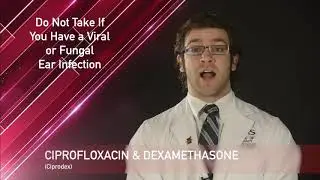 Ciprofloxacin and Dexamethasone Medication Information (dosing, side effects, patient counseling)