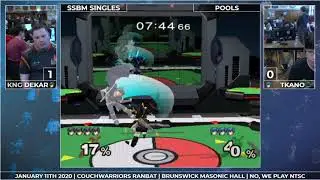 CW Ranbat Jan'20 - SSBM Singles WR2 - KNG | Dekar vs TKano
