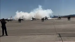 Thunderbirds 5-Ship Full High Show Thunder and Lightning over Arizona 2025 Sunday