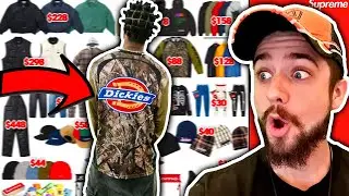 Supreme Week 9 Droplist - Dickies Collab Over Nike Courtposites #FW23
