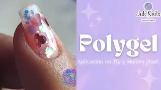 🎇Aplicación Polygel KALANZI NAILS |Acetatos en Moldes Dual💅🏽