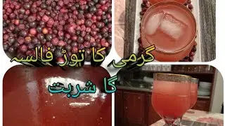 Falsa sharbat recipe/Summer special drink/home made falsa sharbat/store for  3 mon/by Haneela Cooks.