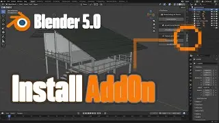 How to install Add-Ons in Blender 5.0