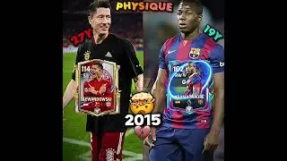Lewandowski Physique 💀😭 #shorts #fcmobile #football #viral #eafc