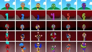 New Sprunki OC All : Phase Emoji 58 - Emoji 63 | From phase 1 to Phase 5  #sprunki #sprunkioc #emoji