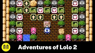 [NES] Adventures of Lolo 2 - Full Playthrough 10 Levels 50 Puzzles & Pro Levels