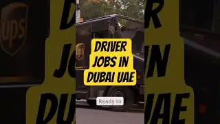 Driver Jobs in Dubai UAE | Hiring Now #DubaiJobs #DriverJobs #UAEHiring