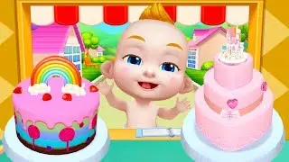 Fun Kitchen Games - Real Cake Maker 3D - Bake, Design & Decorate Gameplay