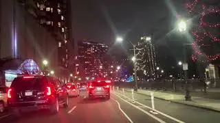 Recorriendo la famosa &aacute;rea de la commonwealth park as&iacute; luce actualmente con las luces navide&ntilde;as