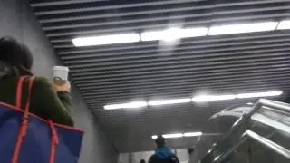 Beijing - Changing from Line 5 to Line 6 at Dongsi station 2014 12 26