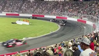 Zack Clifton Leads Then Caution for Debris Late Model Sportsman 100 Lap Feature Bowman Gray June