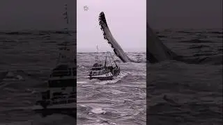 The giant Whale Monster waved!🐋🐳🐲🐡#giantcreatures #giantwhale #deepseafishing