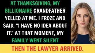 At Thanksgiving, My Billionaire Grandfather Yelled at Me, I Froze and Said, &ldquo;I Have No Idea About It
