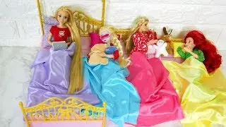 Барби кукла новые пижамы: принцесса Барби Рапунцель Эльза Ариэль носить новую пижаму
