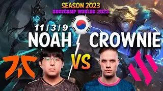 FNC Noah vs BDS Crownie - Noah KALISTA vs Crownie EZREAL ADC - Patch 13.19 KR Ranked
