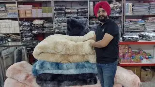 9779557677📞 9817265686📞9896119332 EXPORT QUALITY RABBIT FURR QUILT#unique #onlineshopping#surplus