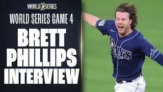 Brett Phillips Amazing Postgame Interview after incredible walk-off in World Series Game 4!