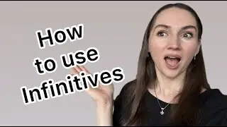 HOW TO USE INFINITIVES IN ENGLISH? #englishgrammar #infinitives #Helenrox #english #अंग्रेज़ी