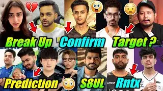 Jasleen Break Up 😧 Simp Team, VE, Rntx Lineup Confirm 😮 BMIC Prediction, Shreeman Legend, News
