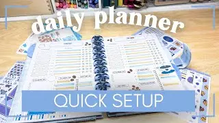 April 2025 Daily Planner Setup [Using MY OWN Printable Stickers in my Daily Grind Planner]