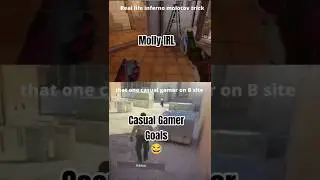 CS2 Logic Ends Here: Molotov Goes IRL, Teammate Goes Dancing on B Site #cs2 #funny #gaming