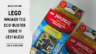 Direkt 2 mal Ultra Rare 😍😍!!!! Neu LEGO Ninjago TCG Serie 11 Eco-Blister LE 21 & LE 22 *Review*