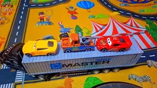 Big Truck Carrying Lightning McQueen 🚛 Toy Cars Video  #mcqueen