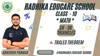 Thales Theorem 🔺 | Basic Proportionality Theorem | Class 10 Maths | Chapter 6 Triangles