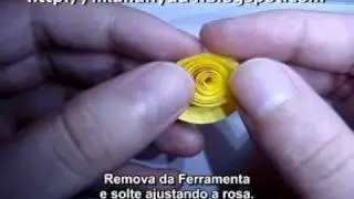 [Quilling] Tutorial Rosa Espiral (Spiral Rose)