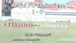 Calcio - Acqui FC vs Gaviese 1 - 0