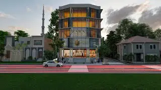 Shopping Complex Design 2023 | Architecture | Lumion | Sketchup