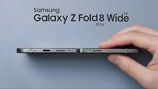 Samsung Galaxy Z Fold 8 Wide &mdash; официальный дизайн представлен.