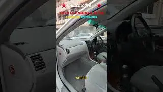 Toyota Corolla Altis Full Interior Makeover🔥Dashboard Restoration & Premium Seat Covers by Orchis!👌