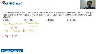 How to Prevent Ice Formation Naturally JEE 12th Chemistry Solutions