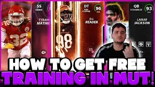 HOW TO GET FREE TRAINING! BEST AND CHEAPEST TRAINING IN MUT RIGHT NOW! MADDEN 22 ULTIMATE TEAM!