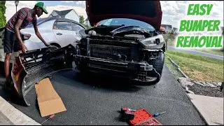 How Easy it Is to Remove Your Hyundai Tuscon Front Bumper #diy #hyundaitucson #frontbumper #youtube
