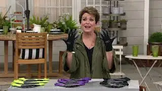 Sun Joe Set of 3 All-Purpose & Washable Nitrile Gloves on QVC