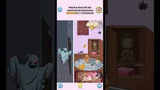 Brain Up: Drama puzzle game - Level 18 - Help her deal with the supernatural phenomena.