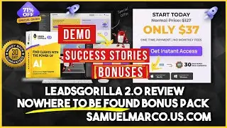 LeadsGorilla 2.0 Review - FULL Overview, Demo, LeadsGorilla 2.0 Success Stories & Bonuses