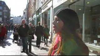 Rebecca Nelson sings Ave Maria, Grafton St. Dublin