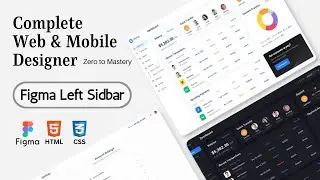 Figma Left Side Bar | Take Your Design Skills to the Next Level: Figma Course for UI/UX Beginners