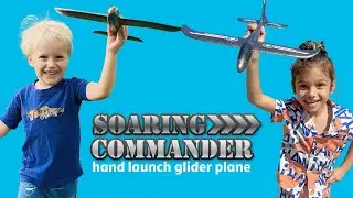 Soaring Commander Glider ✈️ Flies Up to 160ft! (Durable Foam Outdoor Toy for Kids)