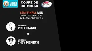 Men's semifinal VC Fentange vs CHEV Diekirch