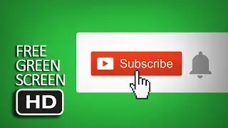 Free Green Screen - Subscribe And Notification Bell Animated