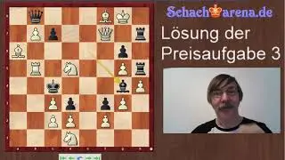 L&ouml;sung der 3. Preisaufgabe. | Wege zum Matt