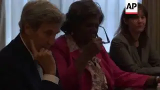 Odinga, Kenya opposition leaders meet Kerry