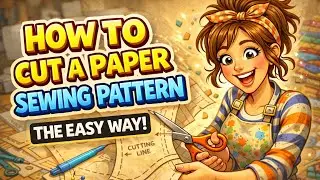 How to Cut a Paper Sewing Pattern ✂️ | Beginner Sewing Basics Made Easy